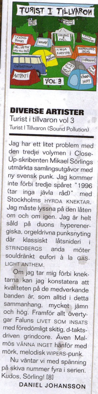 Close Up-magazine recenserar Turist i tillvaron vol.3