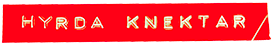 HYRDA KNEKTAR